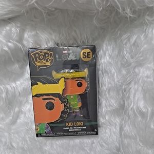 Funko Pop!  BLACKLIGHT KID LOKI  POP Pin. Unisex 2